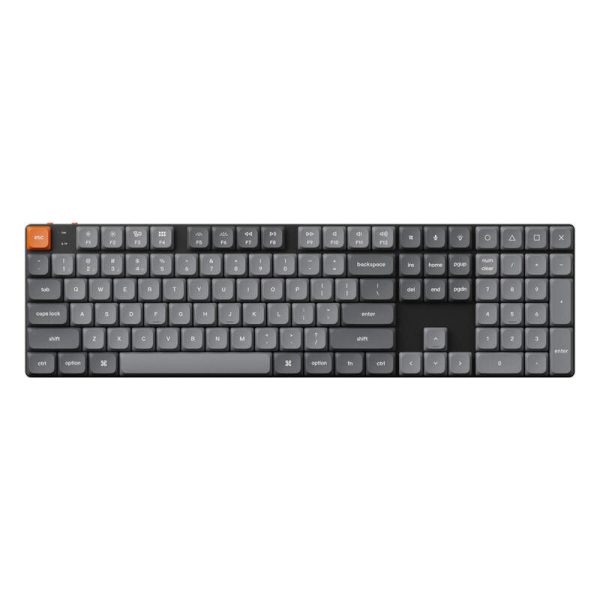 Keychron K5 Max QMK/VIA low profile wireless mechanical keyboard White backlight Brown Switch