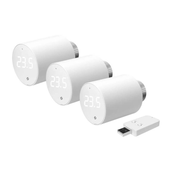 Shelly BLU TRV Thermostatic head, WiFi/Bluetooth (3 pieces with control unit)