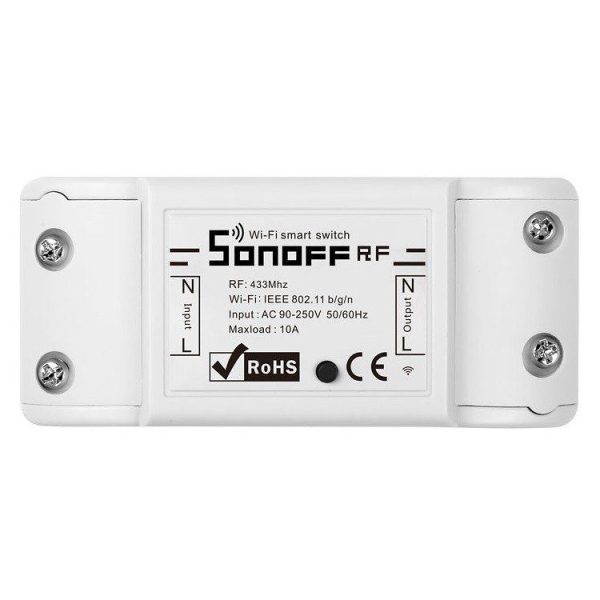 Slimme schakelaar WiFi + RF 433 Sonoff RF R2 (NIEUW)