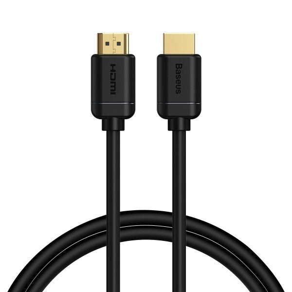 Baseus 2x HDMI 2.0 4K 60Hz Kabel, 3D, HDR, 18Gbps, 1m (zwart)