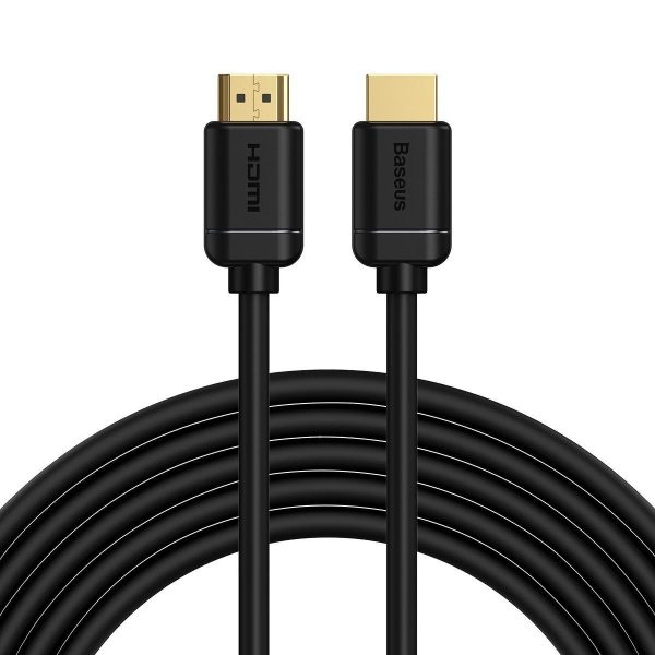 Baseus 2x HDMI 2.0 4K 30Hz Kabel, 3D, HDR, 18Gbps, 5m (zwart)