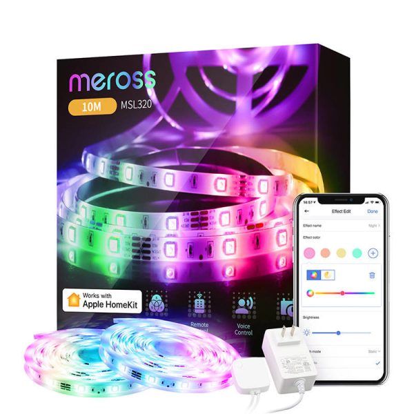 Slimme Wi-Fi-Lichtstrip MSL320 Meross (HomeKit)