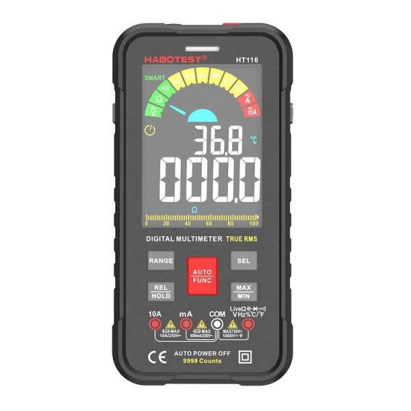 Digitale Universele Multimeter Habotest HT116 True RMS, NCV