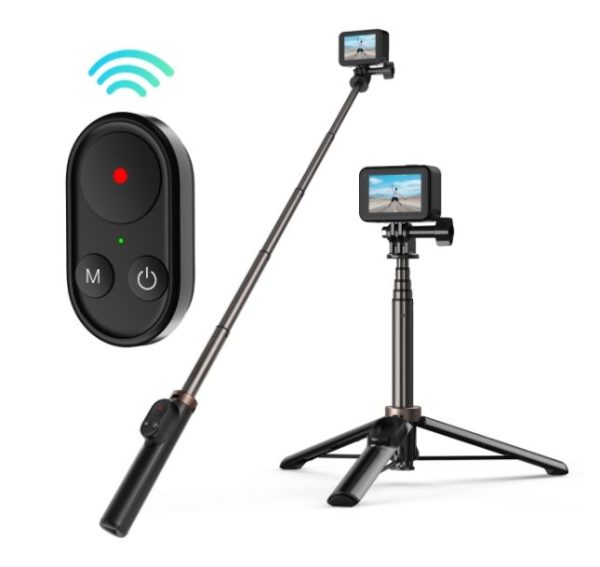 Selfie Stick Telesin voor smartphones en sportcamera's met BT afstandsbediening (TE-RCSS-001)