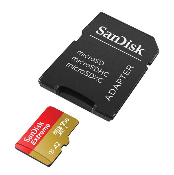 Geheugenkaart SANDISK EXTREME microSDXC 128 GB 190/90 MB/s UHS-I U3 (SDSQXAA-128G-GN6MA)