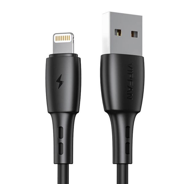 Kabel USB naar Lightning Vipfan Racing X05, 3A, 1m (zwart)