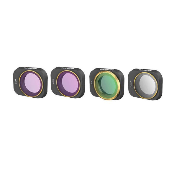 Set van 4 Filters UV+CPL+ND4+ND8 Sunnylife voor DJI Mini 3 Pro (MM3-FI418)