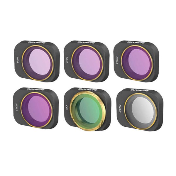 Set van 6 filters UV + CPL + ND 4/8/16/32 Sunnylife voor DJI Mini 3 Pro (MM3-FI419)