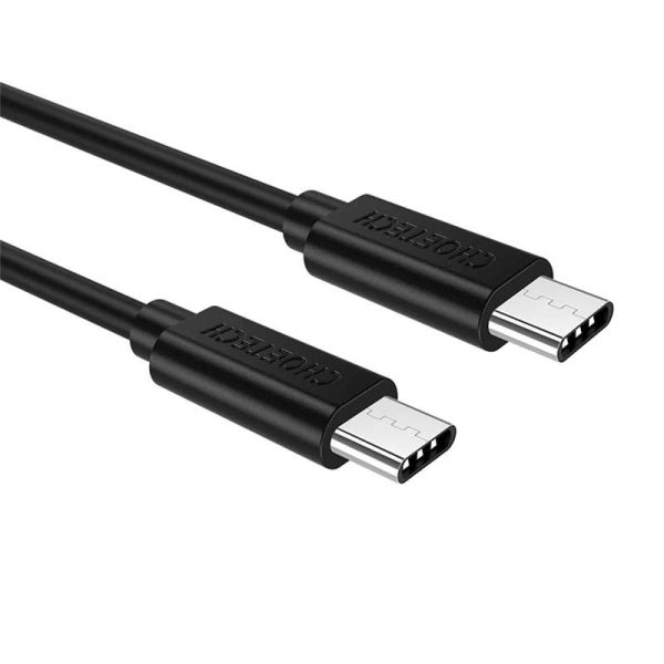 USB-C naar USB-C kabel Choetech CC0001, 0.5m (zwart)