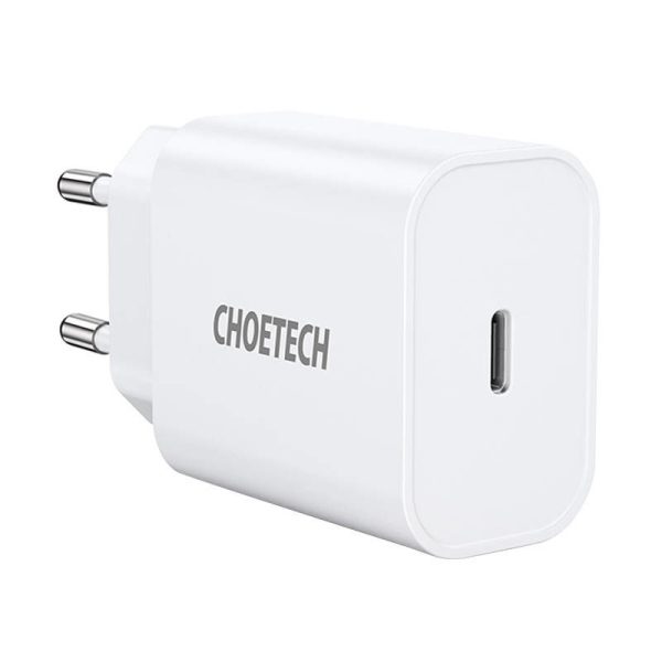 Hoofdlader Choetech Q5004 EU USB-C, 20W (wit)