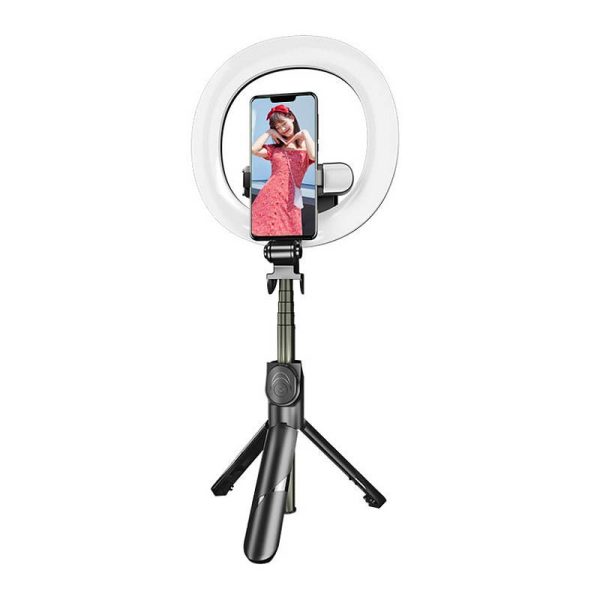 Selfie Stick/Tripod Puluz Dubbele LED