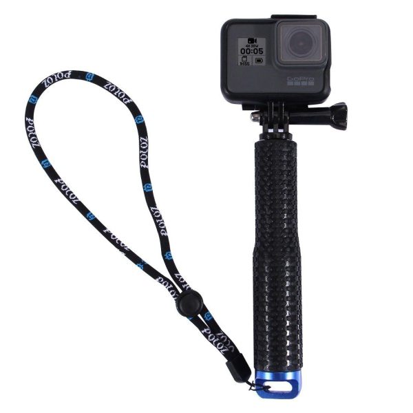 Puluz Selfie Stick for Sports Cameras - Black