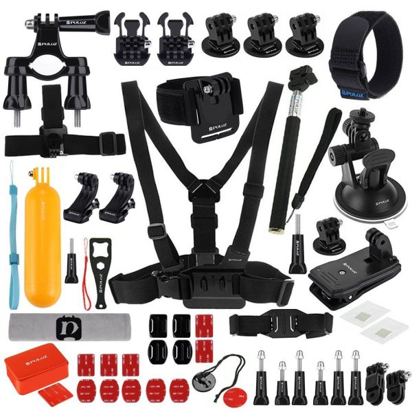 Puluz Ultimate Combo Kit for Sports Cameras (PKT16 53-in-1 Accessory Set)