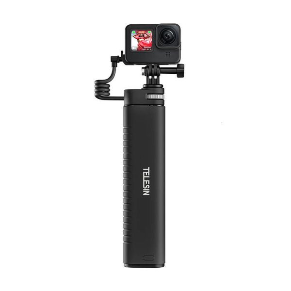 TELESIN Selfie Stick with Built-in Power Bank (Model TE-CSS-001)".