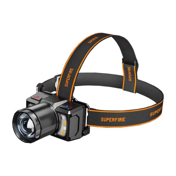 Superfire HL25 Headlight, 700 Lumens, USB Type-C Connector