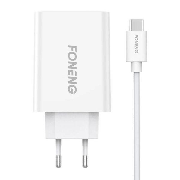 Foneng 1x USB EU43+ USB Type C Cable Fast Charger