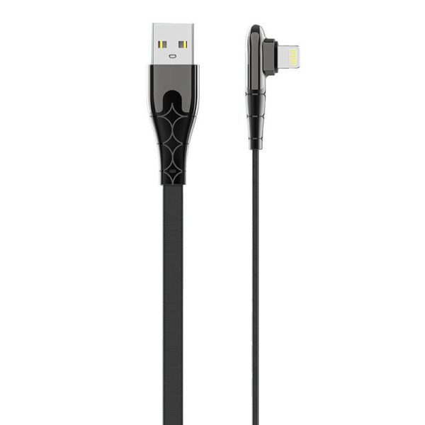 LDNIO LS581 USB Cable with 2.4A Output and 1 Meter Length, with Lightning Connector.