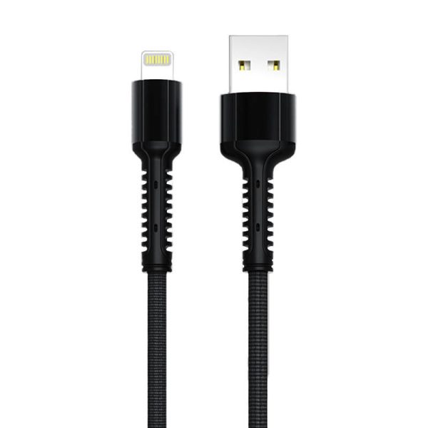 LDNIO LS64 2.4A USB Cable with Lightning Connector, Length 2 Meters