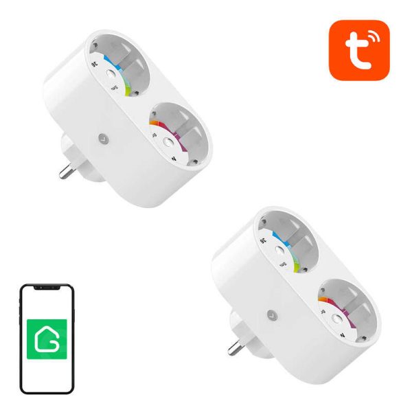 Gosund SP211 (2-Pack) Dual Smart WiFi Plug, 3500W Tuya Compatible