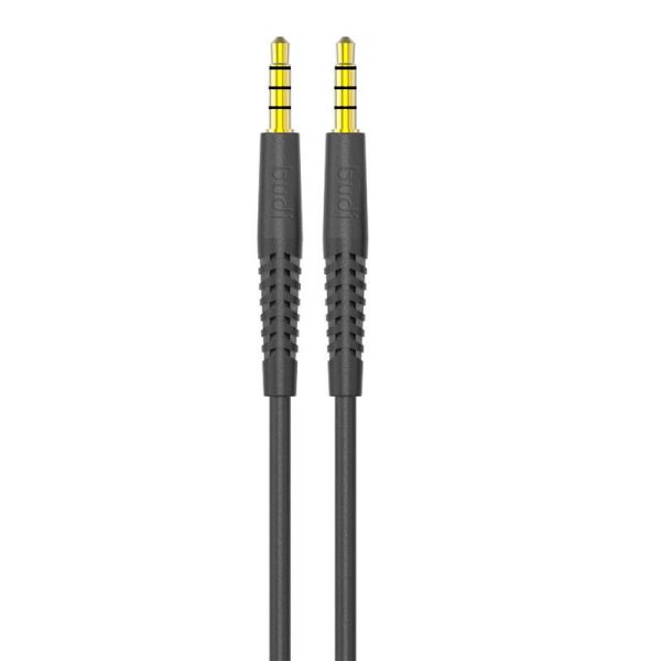 Mini 3.5mm Jack to Jack Audio Cable (1.2m, Black) - Budi