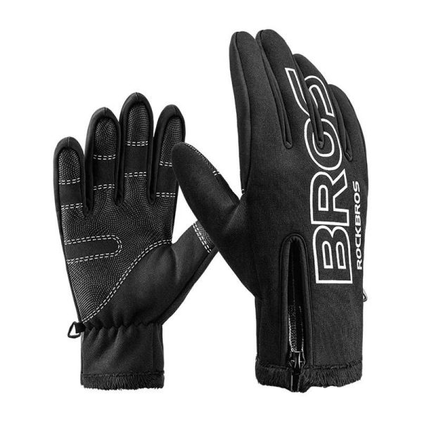 Rockbros S091-4BK Cycling Gloves (Black)