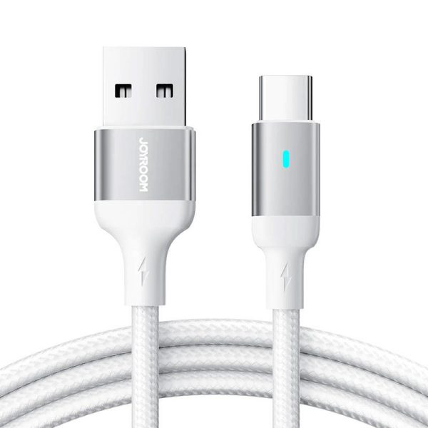 Joyroom S-UC027A10 White USB-A to Type-C Cable (3A, 1.2m)