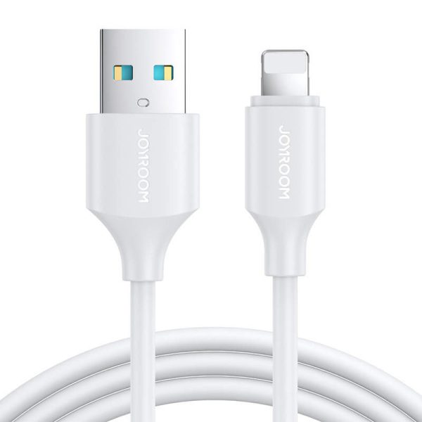 Joyroom S-UL012A9 1m USB-A to Lightning Cable (White) with 2.4A Output.