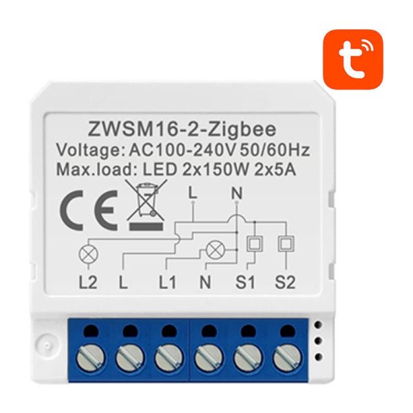 Avatto ZWSM16-W2 TUYA Smart Switch ZigBee Module