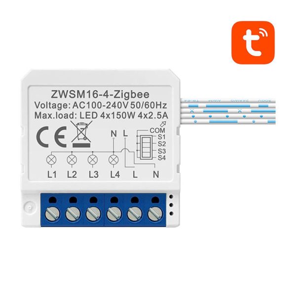 Avatto ZWSM16-W4 TUYA Smart ZigBee Switch Module