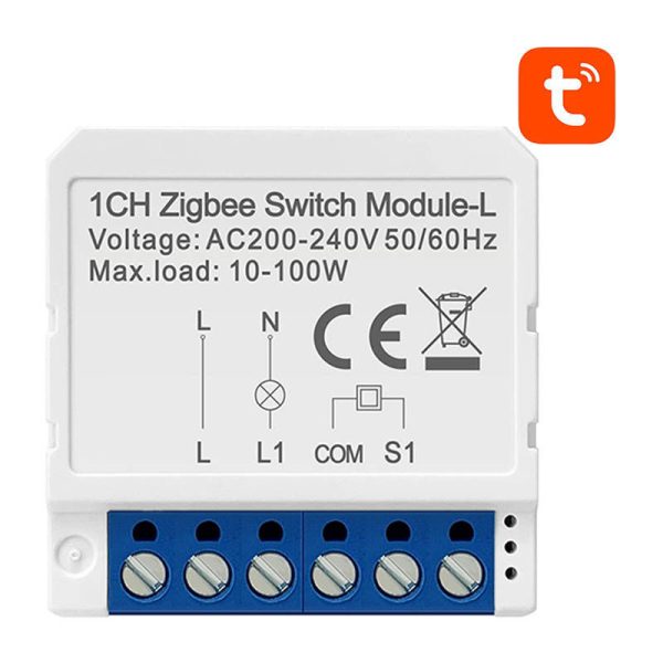 Avatto LZWSM16-W1 Smart ZigBee Switch Module without Neutral, TUYA Compatible