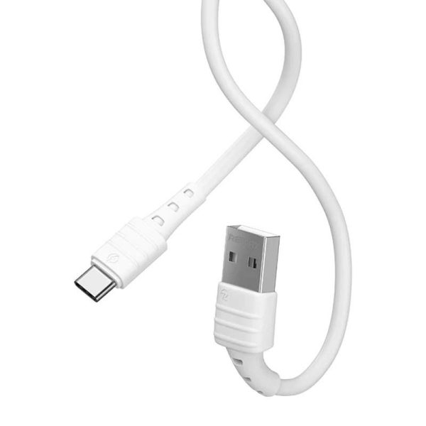 Remax Zeron USB-C Cable, 1m, 2.4A, White