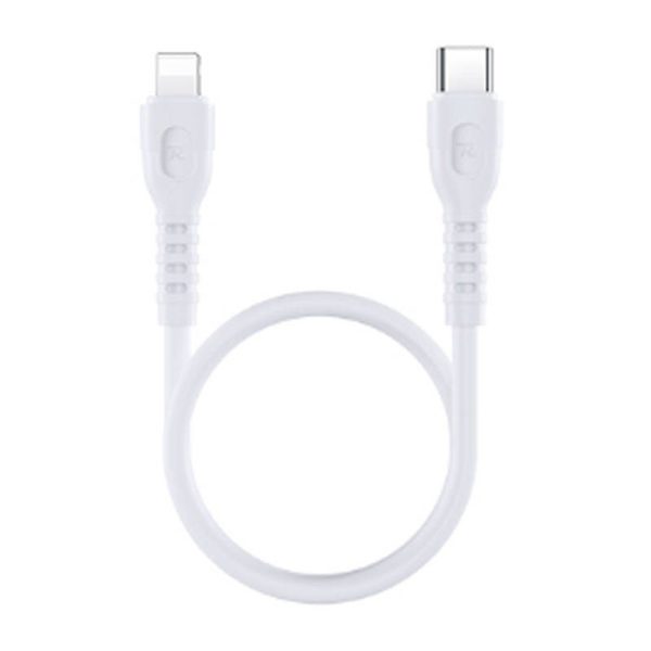 Remax Ledy RC-C022 USB-C to Lightning Cable (30cm, 20W, White)