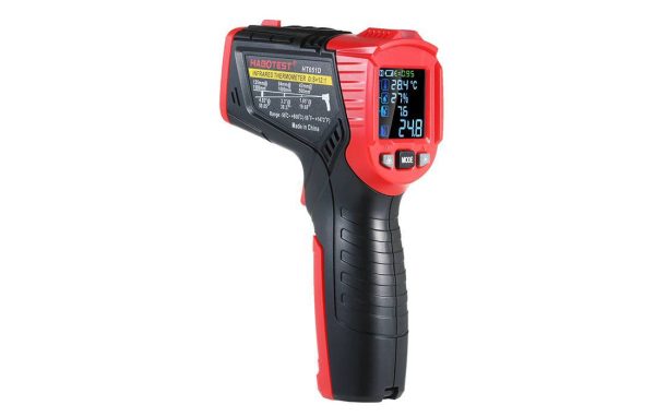 Habotest HT651D Digital Laser Pyrometer Moisture Meter