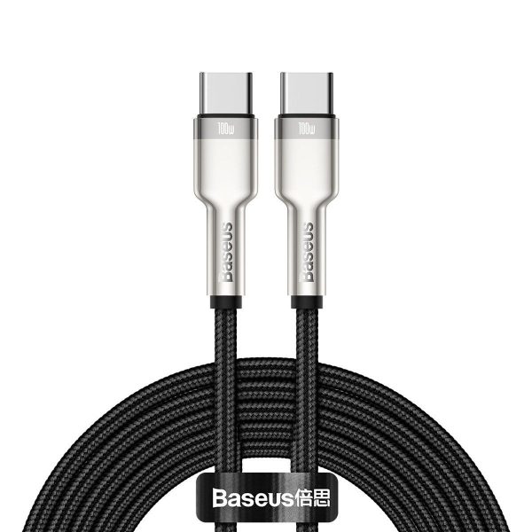 Baseus Cafule 100W USB-C to USB-C Cable, 2m (Black)