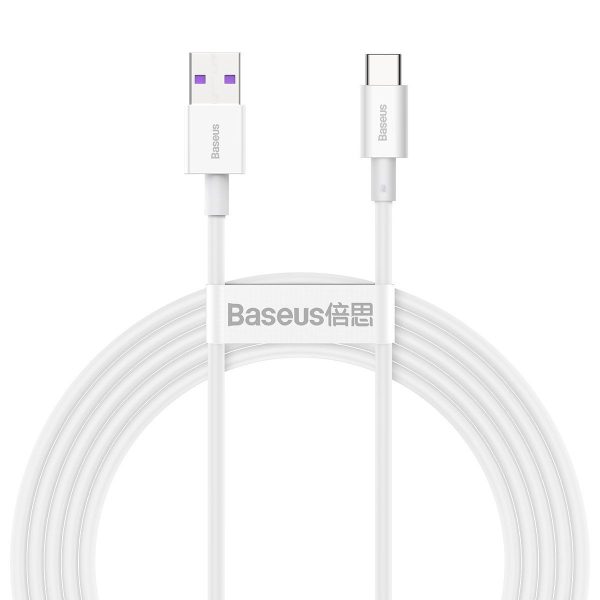 Baseus Superior Series USB-C to USB Cable, 66W, 2m (White)