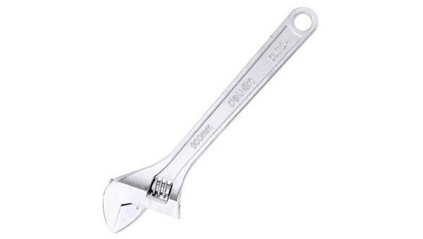 Deli Tools EDL012A 12" Adjustable Silver Spanner