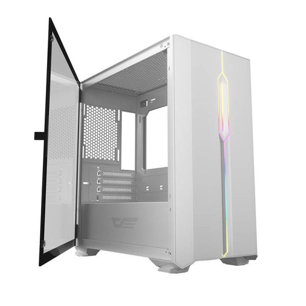 Darkflash DLM23 LED White Computer Case