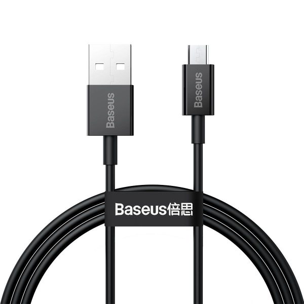 Baseus Superior Series USB to Micro USB Cable, 2A, 1m (Black)