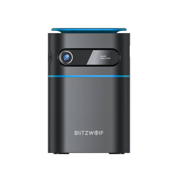 BlitzWolf BW-VT2 Mini Projector with Android Wi-Fi Capability and 1080p Resolution.