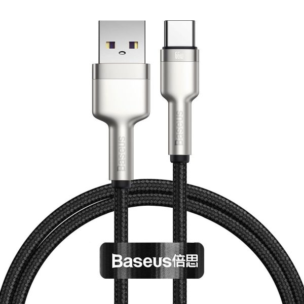 Baseus 66W USB-C to USB Cable, 1 Meter (Black)