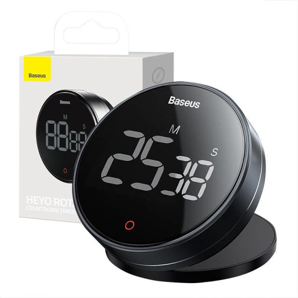 Baseus Heyo Pro Dark Gray Rotating Countdown Timer