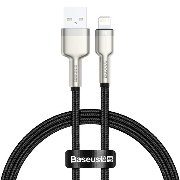 Baseus Cafule USB Cable for Lightning, 2.4A, 0.25m (Black)