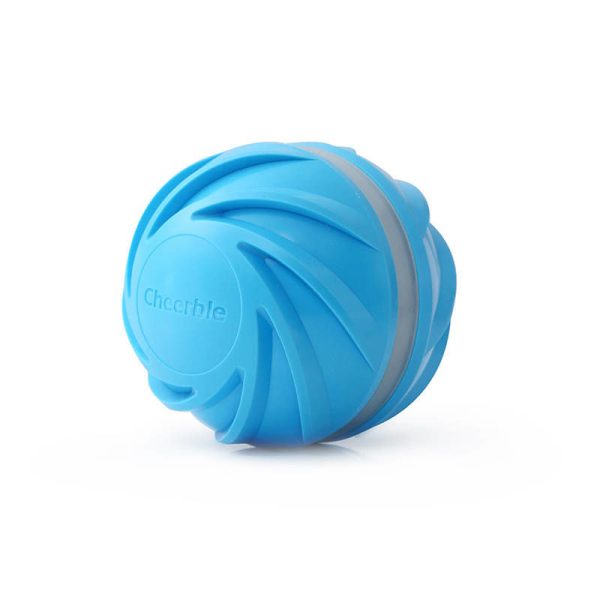 Cheerble W1 Cyclone Interactive Ball (Blue) for Dogs and Cats