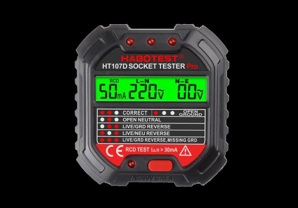 Habotest HT107D Socket Tester with Digital Display