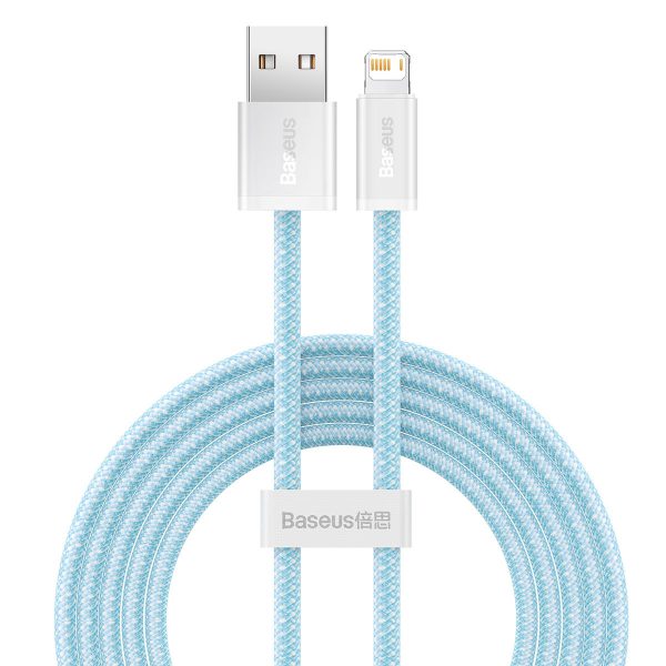 Baseus 2m Dynamic USB-to-Lightning Cable, 2.4A, Blue