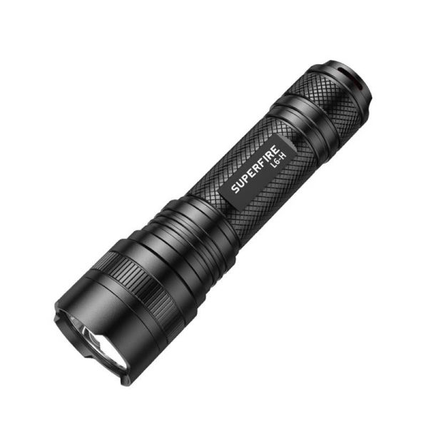 Superfire L6-H Flashlight, 750 Lumens, USB Type-C