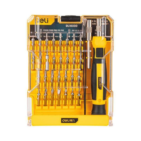 Deli Tools EDL1033D Precision 33-Piece Screwdriver Set