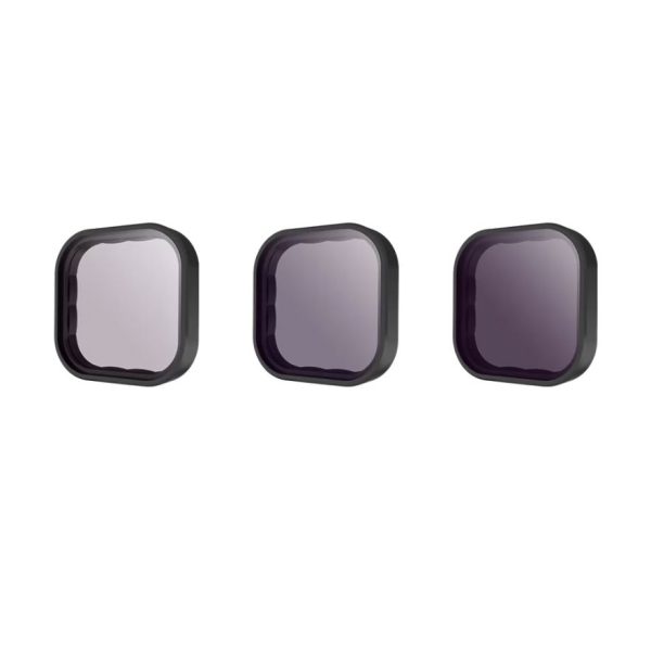 Lens filter set ND 8/16/32 Telesin for GoPro Hero 9 / Hero 10 / Hero 11 / Hero 12 (GP-FLT-902)