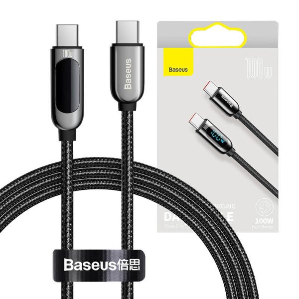 Baseus Display Cable USB-C to Type-C 100W 1m (black)