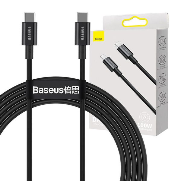 Baseus Superior Series Cable USB-C to USB-C, 100W, 1m (black)